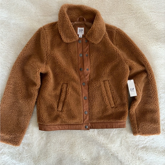 Gap Kids Textured Fleece Jacket